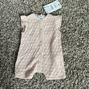 New Zara Crochet Romper